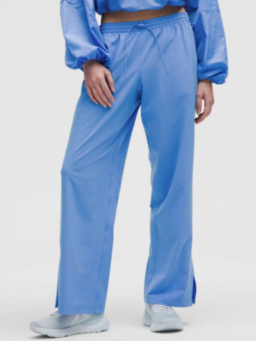 Lululemon | Blue Court Rival Wide-Leg Trach Pant-Size 10